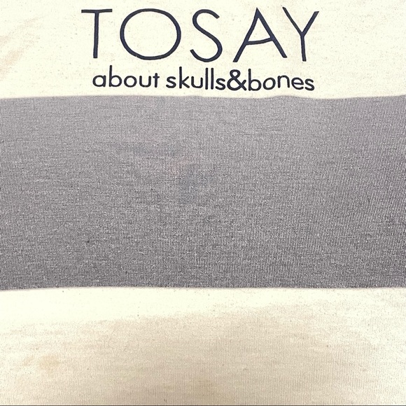 Blue & White Stripes Over-sized T-Shirt - Picture 4 of 7